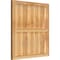 Ekena Millwork Framed Board-n-Batten Shutters, Rough Sawn Western Red Cedar, 32 1/4W x 34H, PR RBF06S32X034RWR - alternate 3